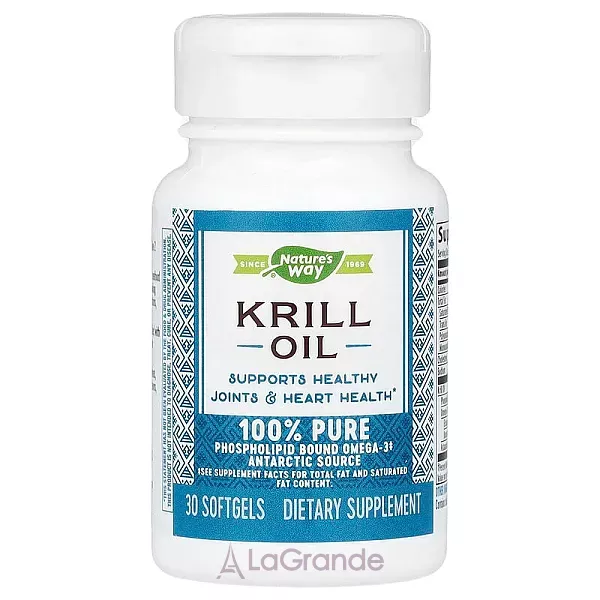 Nature's Way Krill Oil 500 mg ĳ������ ������� ��� �������� ������'� ������� �� ����� 