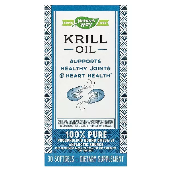 Nature's Way Krill Oil 500 mg ĳ������ ������� ��� �������� ������'� ������� �� ����� 