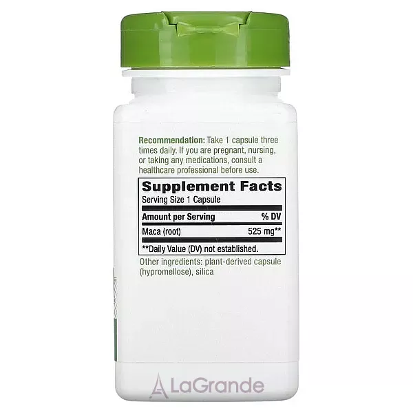Nature's Way Maca Root 525 mg ĳ������ ������� 