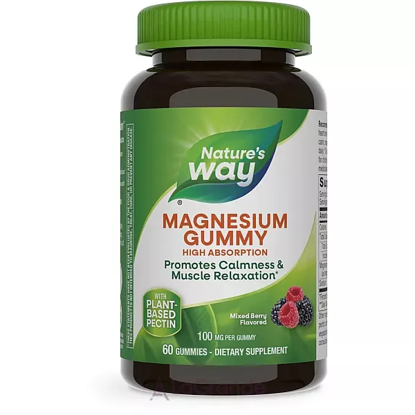 Nature's Way Magnesium Gummy 100 mg ����������� ������� �� ������ ���� 