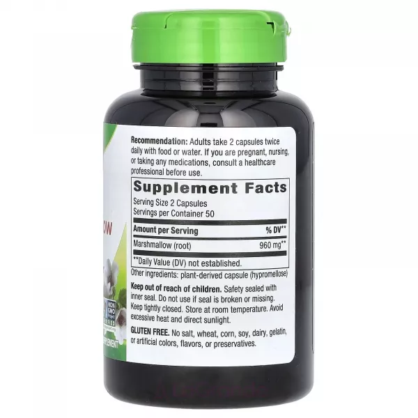 Nature's Way Marshmallow Root 960 mg ĳ������ ������� ��� �������� ��������� 