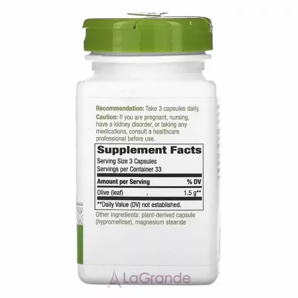 Nature's Way Olive Leaf 1500 mg ����������� ������� ��� ��������� ���������� 