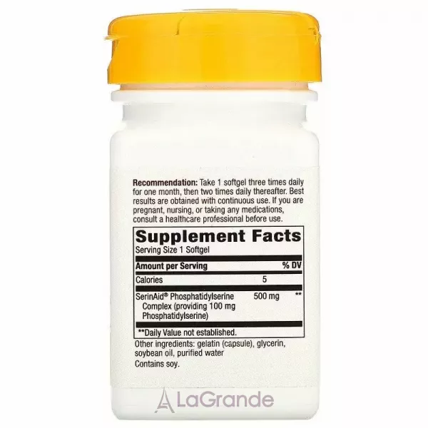 Nature's Way Phosphatidylserine 100 mg ĳ������ ������� 