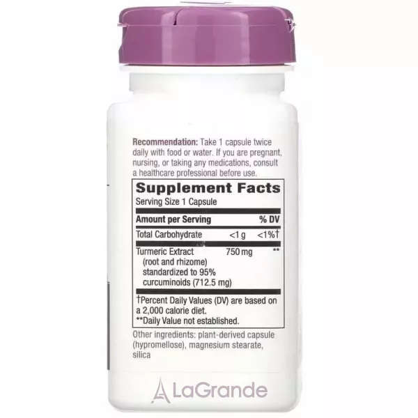 Nature's Way Turmeric 750 mg ����������� ������� 