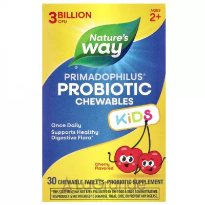 Nature's Way Primadophilus Kids 3 Billion CFU Cherry Flavored   , 3  ,   