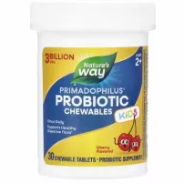Nature's Way Primadophilus Kids 3 Billion CFU Cherry Flavored ��������� ��� �����, 3 ���� ���, �� ������ �����