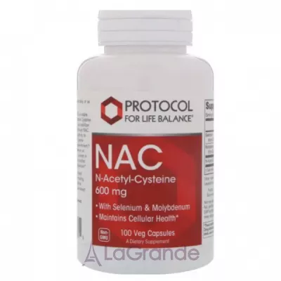 Protocol for Life Balance NAC N-Acetyl-Cysteine 600 mg          