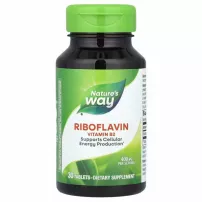 Nature's Way Riboflavin Vitamin B2 400 mg ĳ������ ������� "��������� (����� �2)", 400 ��
