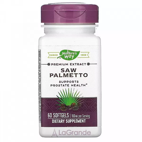 Nature's Way Saw Palmetto 160 mg ĳ������ ������� 