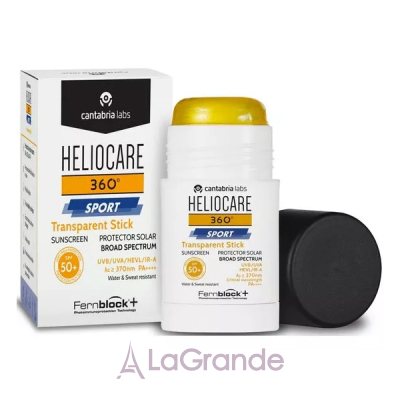 Cantabria Labs Heliocare 360 Sport Transparent Stick SPF50+     