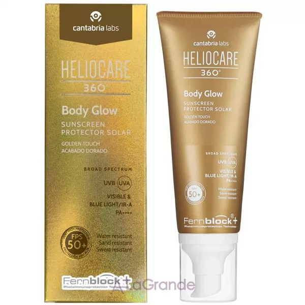 Cantabria Labs Heliocare 360 Body Glow SPF50+ ���������� �������������� ����-���� ��� ����