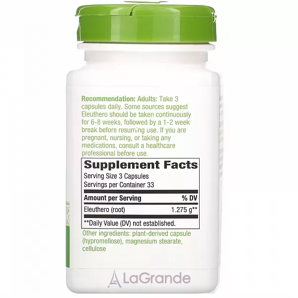 Nature's Way Siberian Eleuthero Root 1275 mg ����������� ������� ��� ���������� � ���������� ������������ 