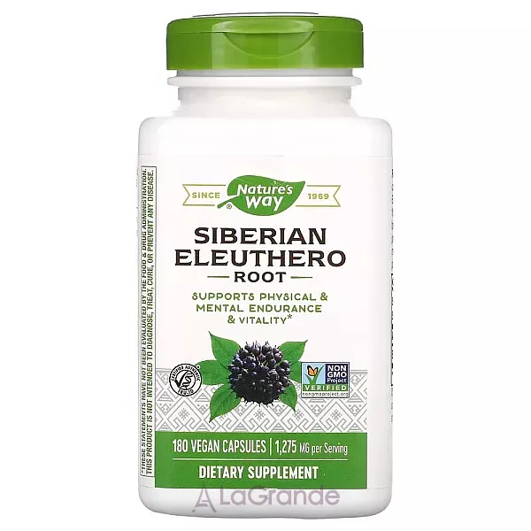Nature's Way Siberian Eleuthero Root 1275 mg ����������� ������� ��� ���������� � ���������� ������������ 