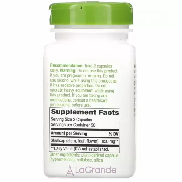 Nature's Way Skullcap Herb 850 mg ĳ������ ������� 