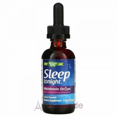 Nature's Way Sleep Tonight Melatonin Drops   L-    , 5 ,   