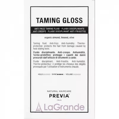 Previa Almond&Linseed Oil Taming Leave-in Gloss    ()