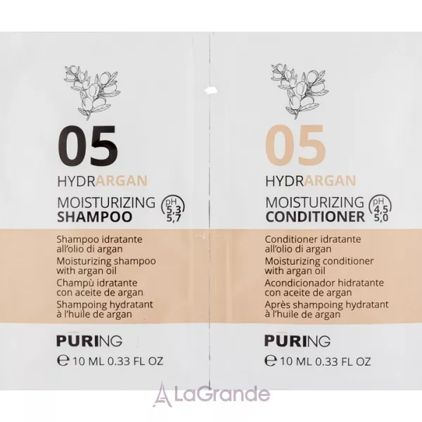 Puring 05 Hydrargan Moisturizing Set ���� (����������� ������� ��� ������� 10 �� + ����������� ����������� ��� ������� 10 ��)