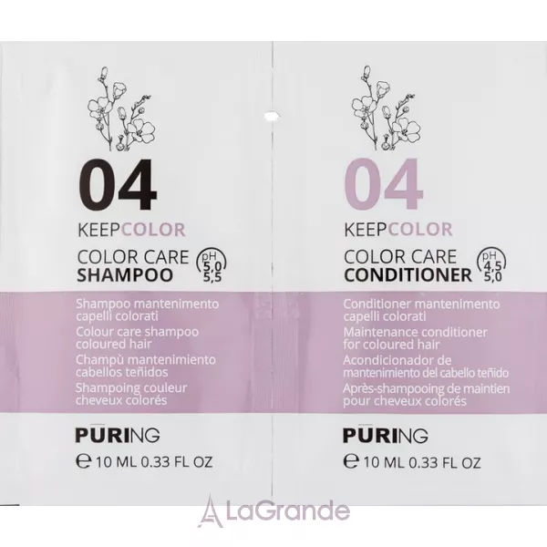 Puring 04 Keepcolor Color Care Set ���� (������� ��� �������� ������� ����������� ������� 10 �� +����������� ��� �������� ������� ����������� ������� 10��)