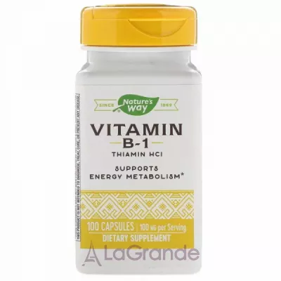 Nature's Way Vitamin B1 100 mg  B1, 100 