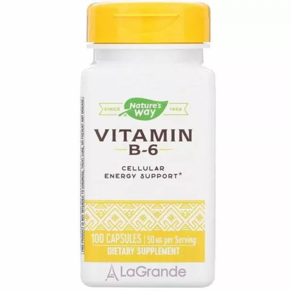 Nature's Way Vitamin B6 50 mg ĳ������ ������� 
