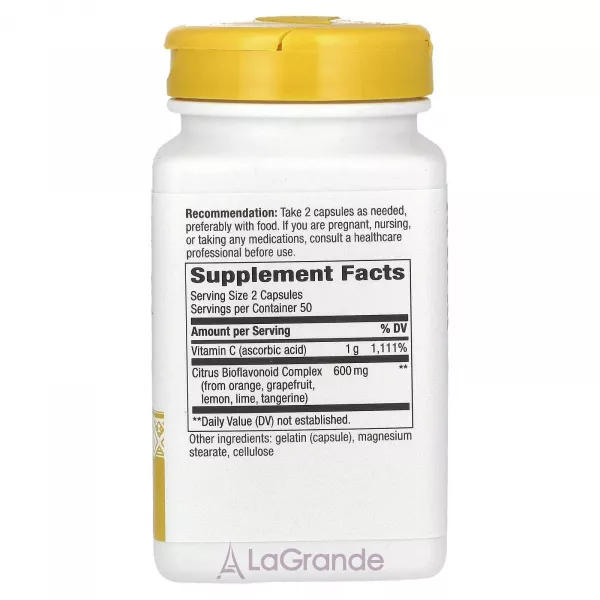 Nature's Way Vitamin C with Bioflavonoids 1000 mg ĳ������ ������� 