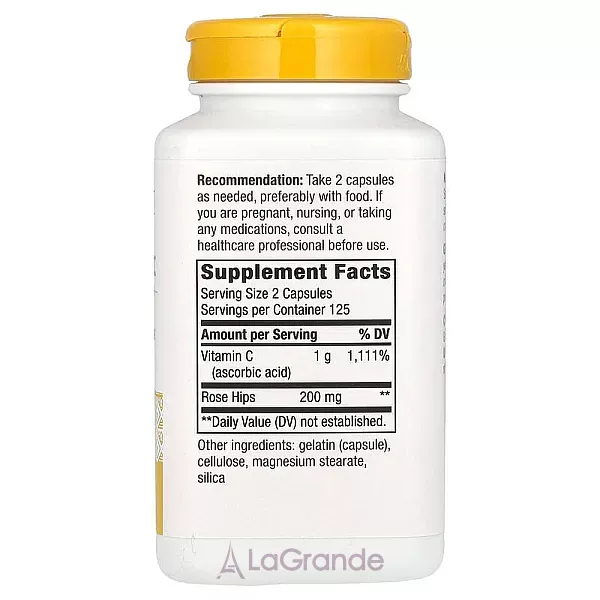 Nature's Way Vitamin C with Rose Hips 1000 mg ĳ������ ������� 