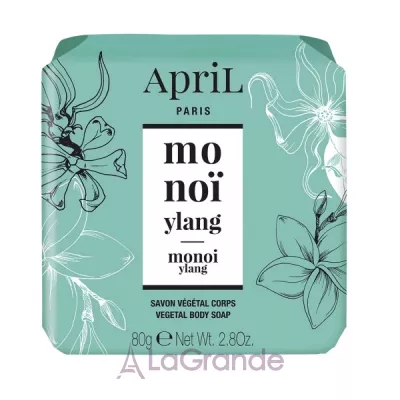 April Monoi Ylang Vegetal Body Soap  