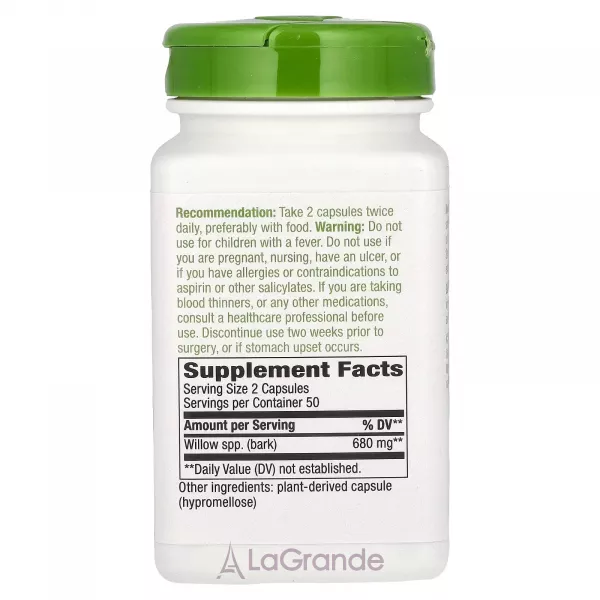 Nature's Way Willow Bark 680 mg ����������� ������� 