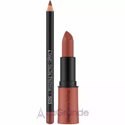 Diego Dalla Palma Lip Contour Kit 503  (lipstick/4g + lip/pencil/1.1g)