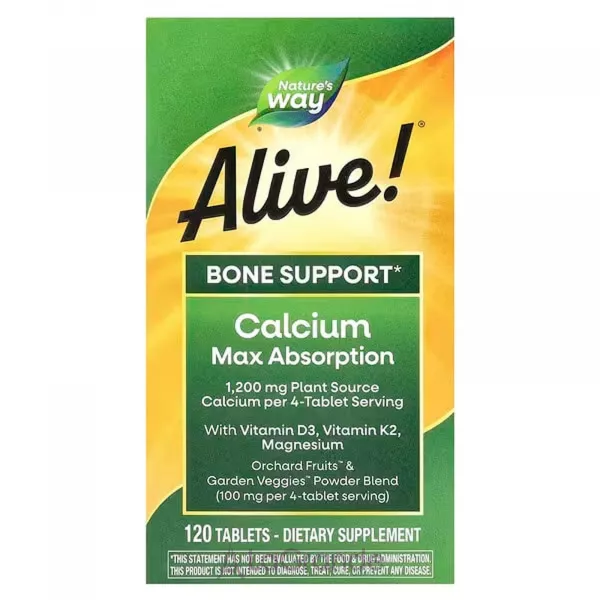 Nature's Way Alive! Calcium Max Absorption Bone Support �������� ��� ���������� ������ 