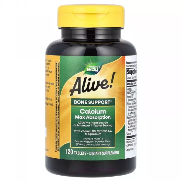Nature's Way Alive! Calcium Max Absorption Bone Support �������� ��� ���������� ������ 