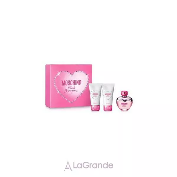 Moschino Pink Bouquet ���� (�������� ���� 50 �� + ���� ��� ���� 50 �� + ������� ��� ��� 50 ��)