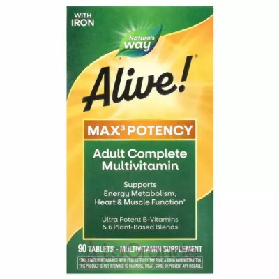 Nature's Way Alive! Max3 Daily Multivitamin 