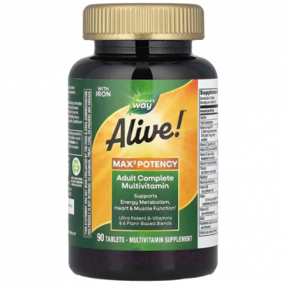 Nature's Way Alive! Max3 Daily Multivitamin 