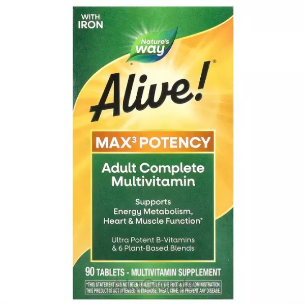 Nature's Way Alive! Max3 Daily Multivitamin ������������