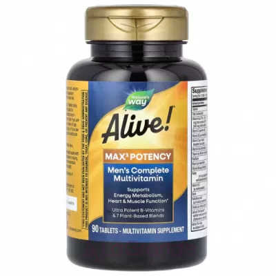 Nature's Way Alive! Max3 Potency Men's Complete Multivitamin   