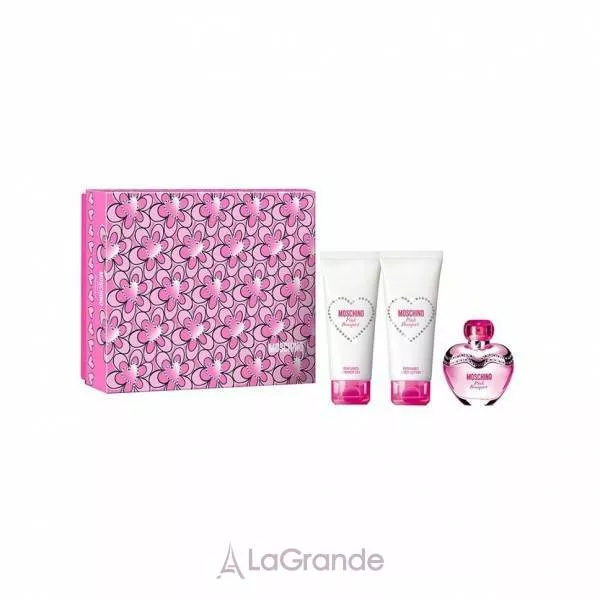 Moschino Pink Bouquet ���� (�������� ���� 50 �� + ������� ��� ��� 100 �� + ���� ��� ���� 100 ��)