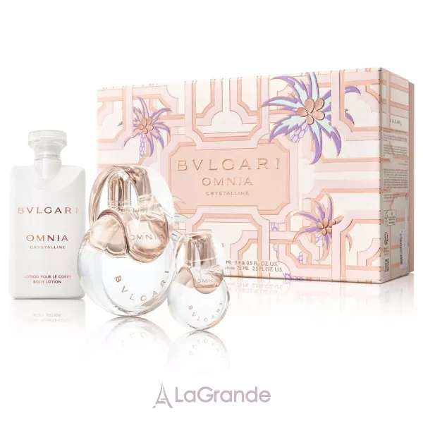 Bvlgari Omnia Crystalline ����� (��������� ���� 100 �� + ��������� ���� 15 �� + ������ ��� ���� 75 ��)