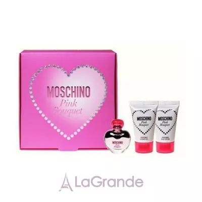 Moschino Pink Bouquet  (  5  +    25  +    25 )