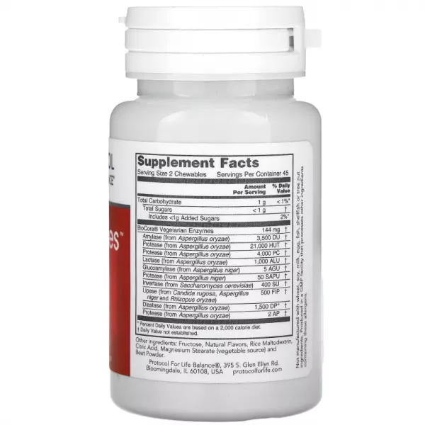 Protocol for Life Balance Protozymes(Tm) ������� ������� ��� ��������� ��������������� ������� � ����������� ���������