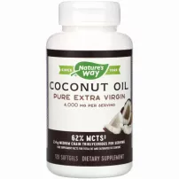 Nature's Way Coconut Oil 4000 mg ĳ������ ������� "�������� ���", 4000 ��