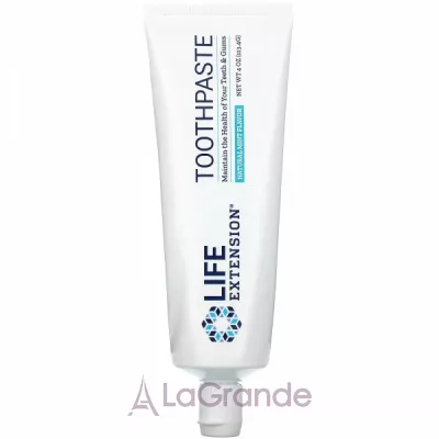 Life Extension Toothpaste Natural Mint Flavor     