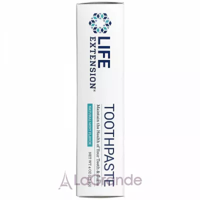 Life Extension Toothpaste Natural Mint Flavor     '