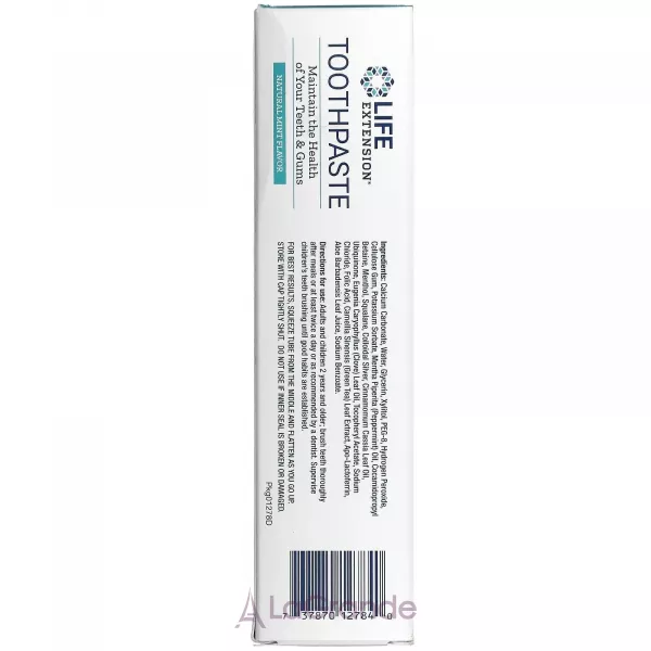 Life Extension Toothpaste Natural Mint Flavor ������ ����� �� ������ ����