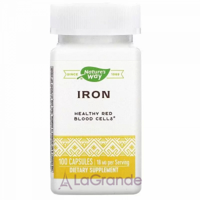 Nature's Way Iron 18 mg ĳ  