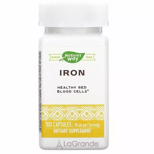 Nature's Way Iron 18 mg ����������� ������� 
