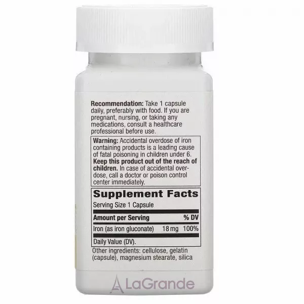 Nature's Way Iron 18 mg ����������� ������� 