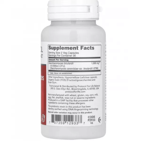 Protocol for Life Balance Saccharomyces Boulardii ������� ������� ������������ ������ ����� � ��������� 