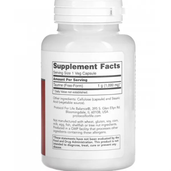 Protocol for Life Balance Taurine 1000mg ������� ������� ��� �������� ������� ������� 