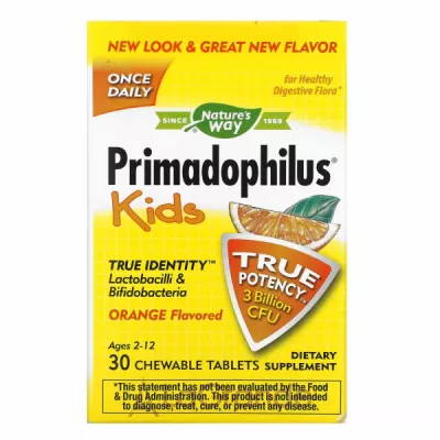 Nature's Way Primadophilus Kids Orange Flavor   , 3  ,   